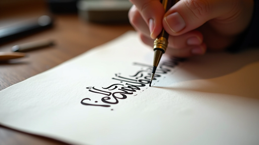 Calligraphy workshop with Turkish script